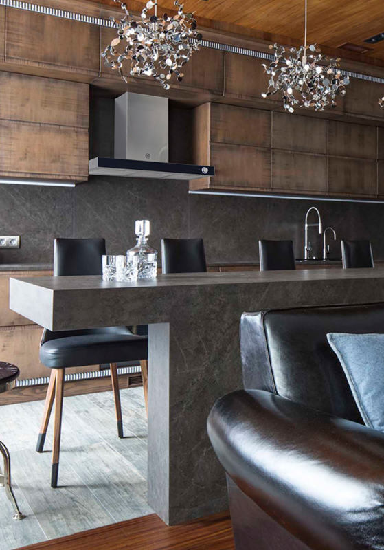 8130107 Вытяжка каминная MBS MARANTA 190 GLASS серебристый/черный STDN-0149105 - Вид №13