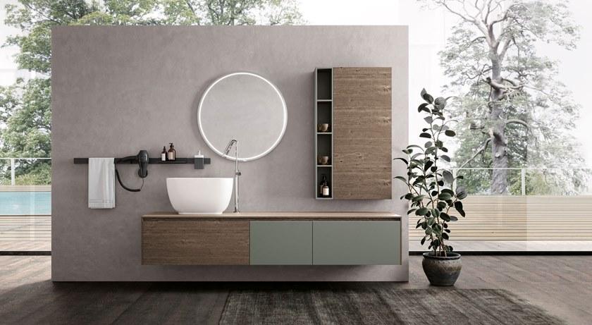 Archeda Тумба под умывальник из дерева с зеркалом Tulle sun-id-1351250 - Вид №2