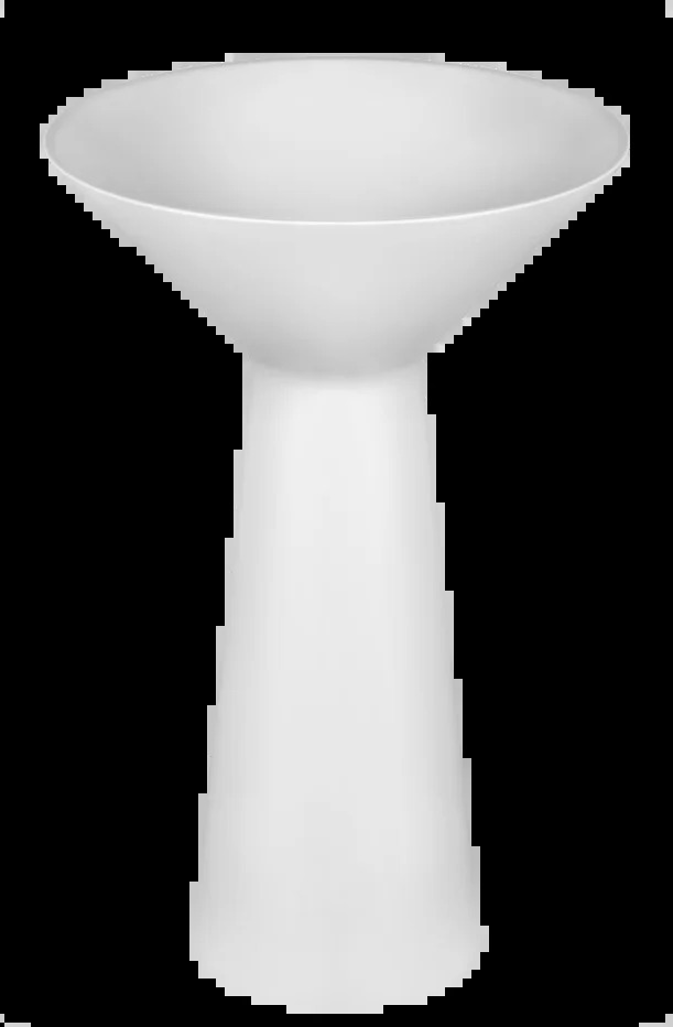 Умывальник 45911 521 Gessi Cono ХРУСТАЛЬНОЕ РАСТЕНИЕ МАТОВО - БЕЛОГО ЦВЕТА