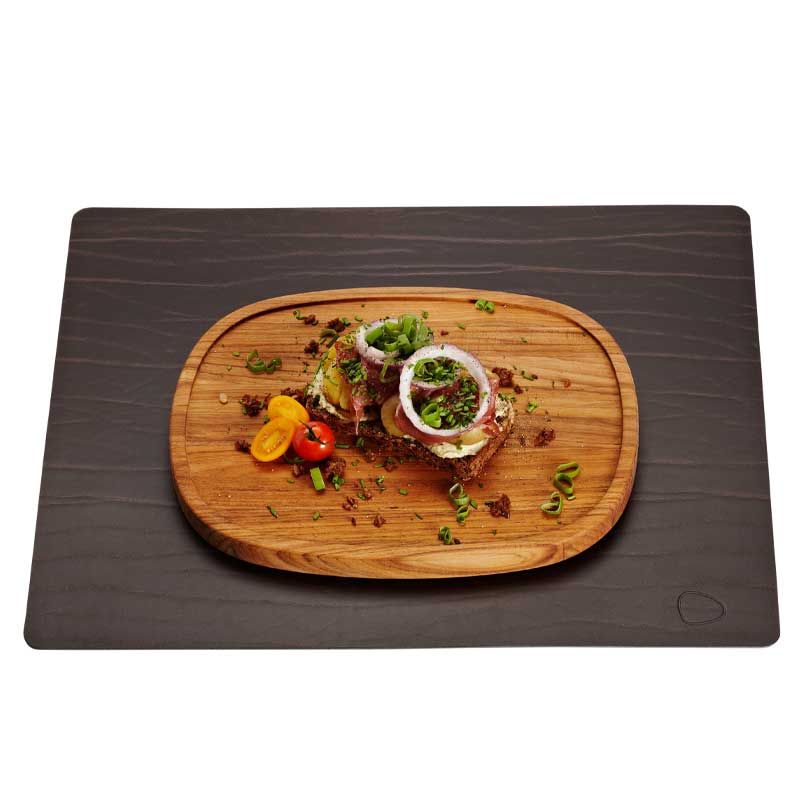 98894 BUFFALO brown подстановочная салфетка прямоугольная 35x45 см, толщина 2мм;LIND DNA  - Вид №2