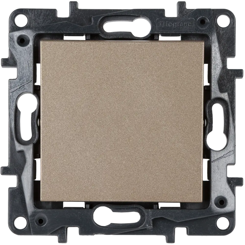 Переключатель перекрёстный одноклавишный - Legrand Structura - 10А 250В винтовые зажимы - шампань STLM-2076300