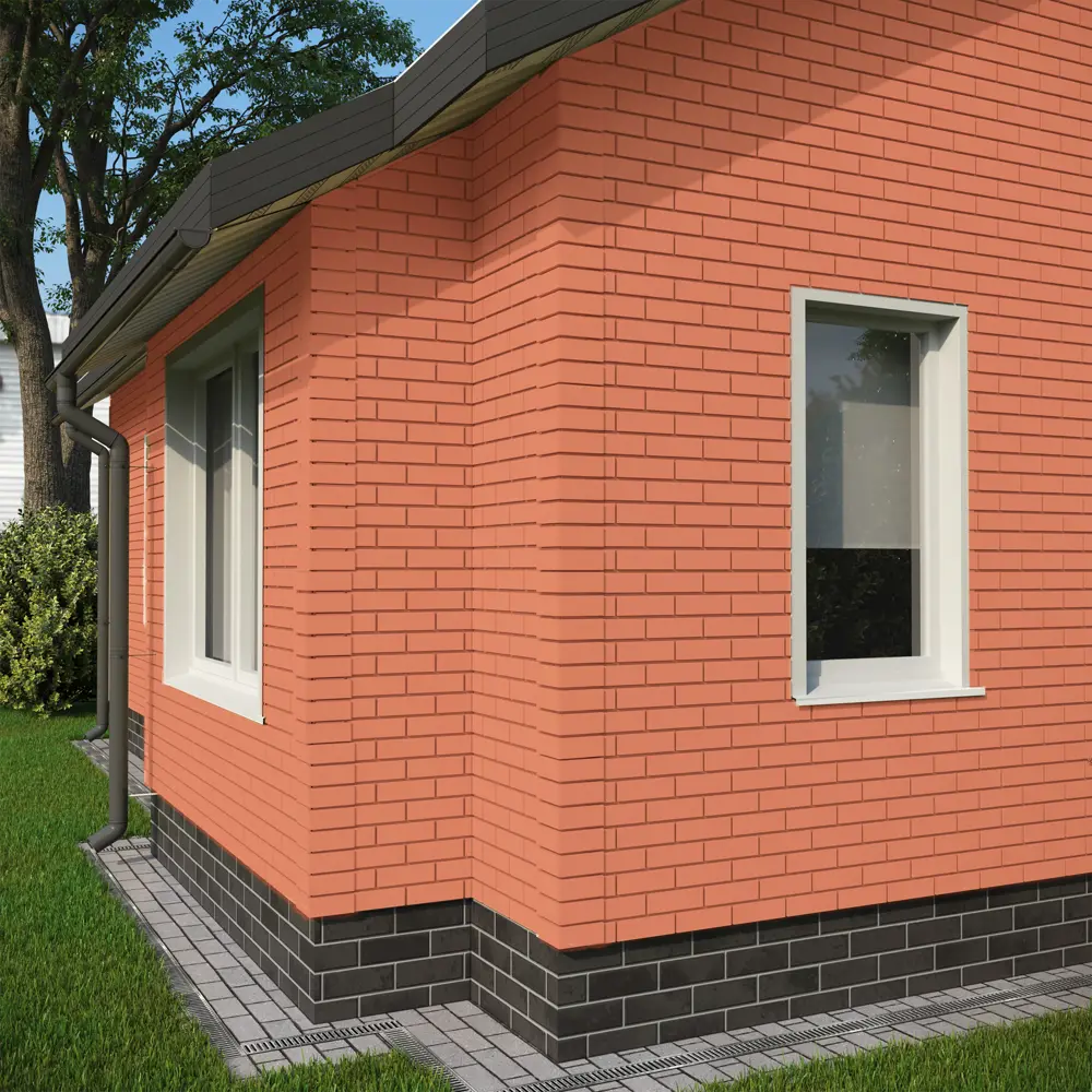 Угол наружный Grandline клинкерный кирпич цвет коралловый Grand Line STLM-2050440 - Вид №1