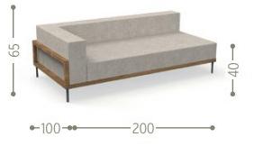 Talenti Садовый диван из модульной ткани Cleo teak sun-id-1418470 - Вид №12