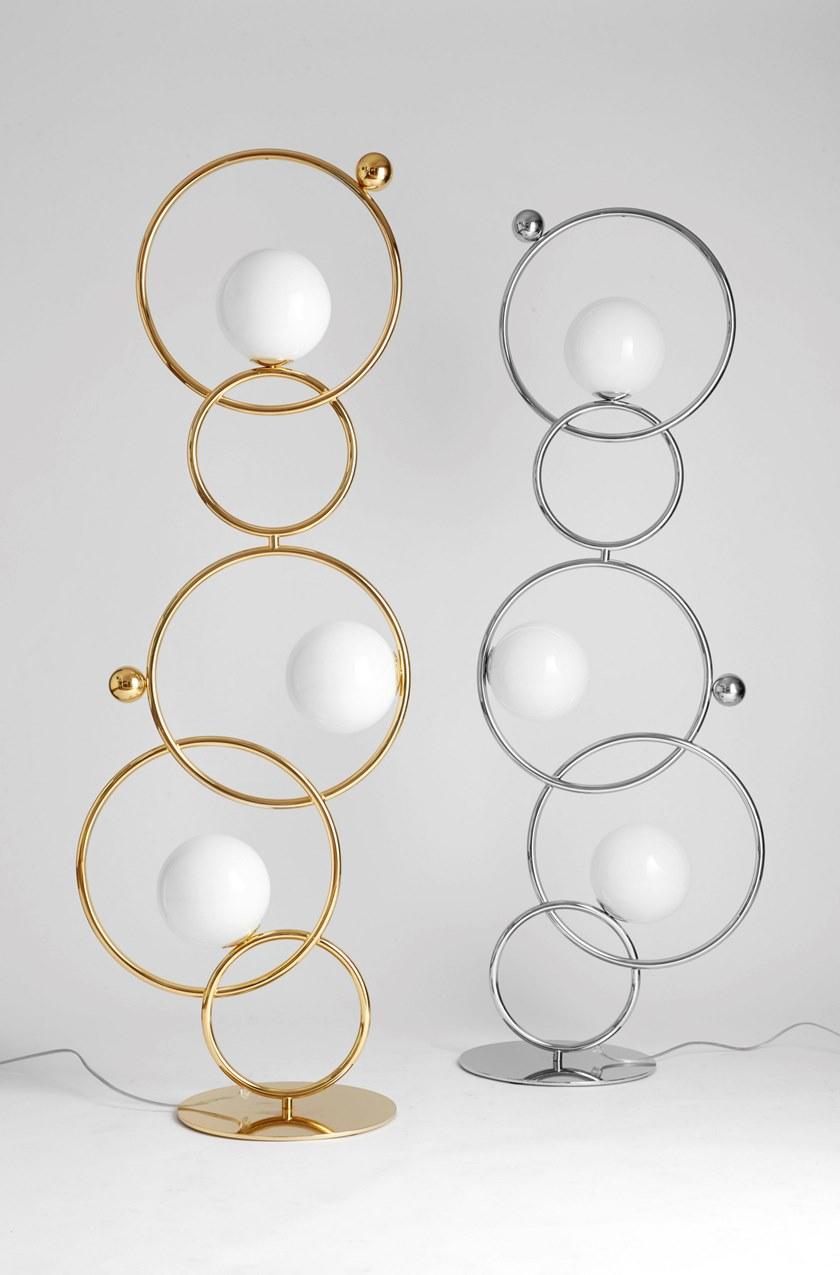 VeniceM Торшер из никеля с диммером Zoe sun-id-1492388 - Вид №2