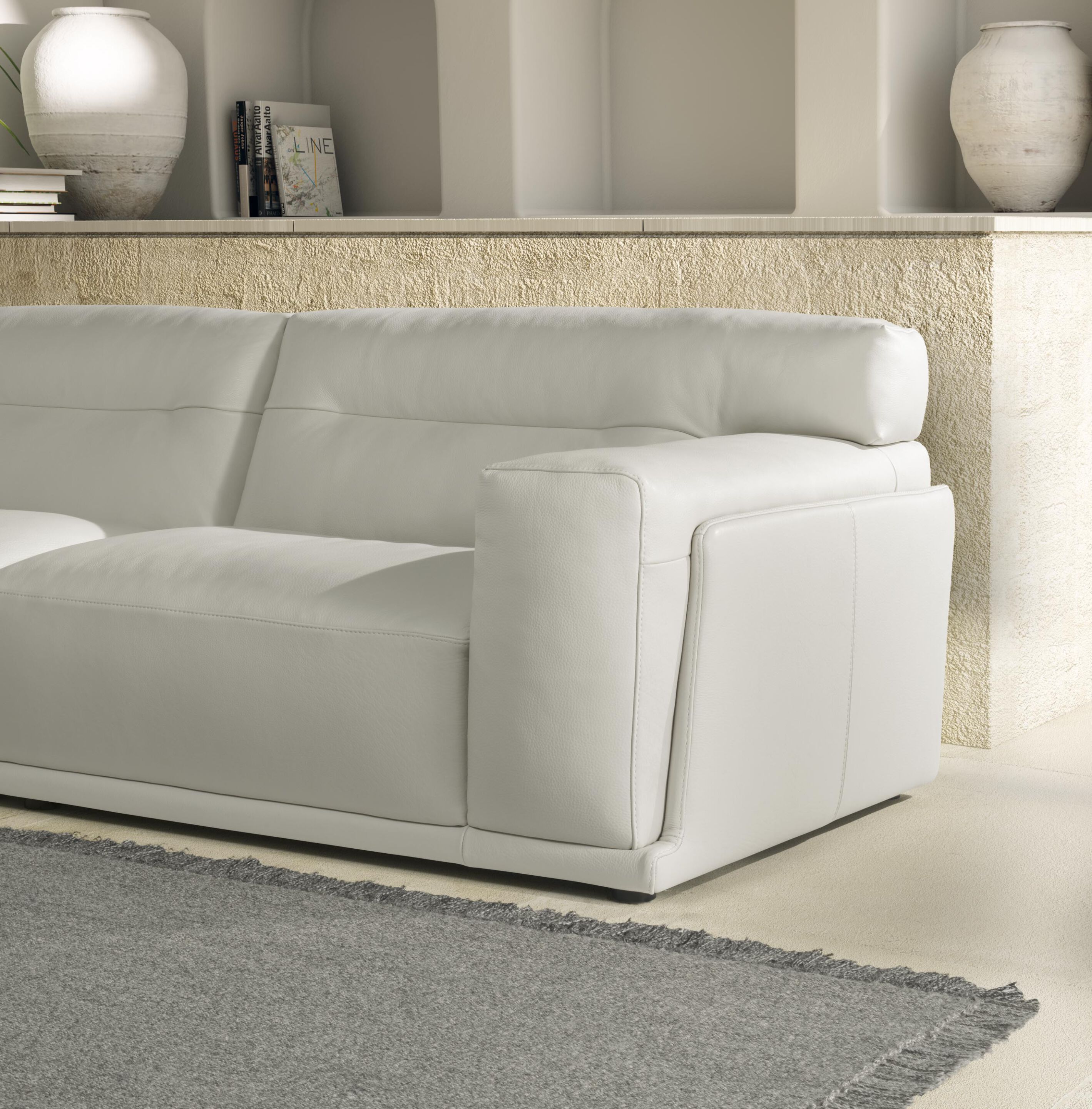 Угловой диван из ткани Natuzzi Italia Dorian ARCH-00115956 - Вид №11