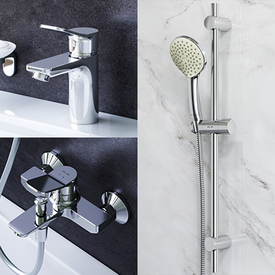 F40985A00 набор 3в1: см-ль д/умывальника см-ль д/ванны/душа душевой комплект шт. AM.PM X-Joy 