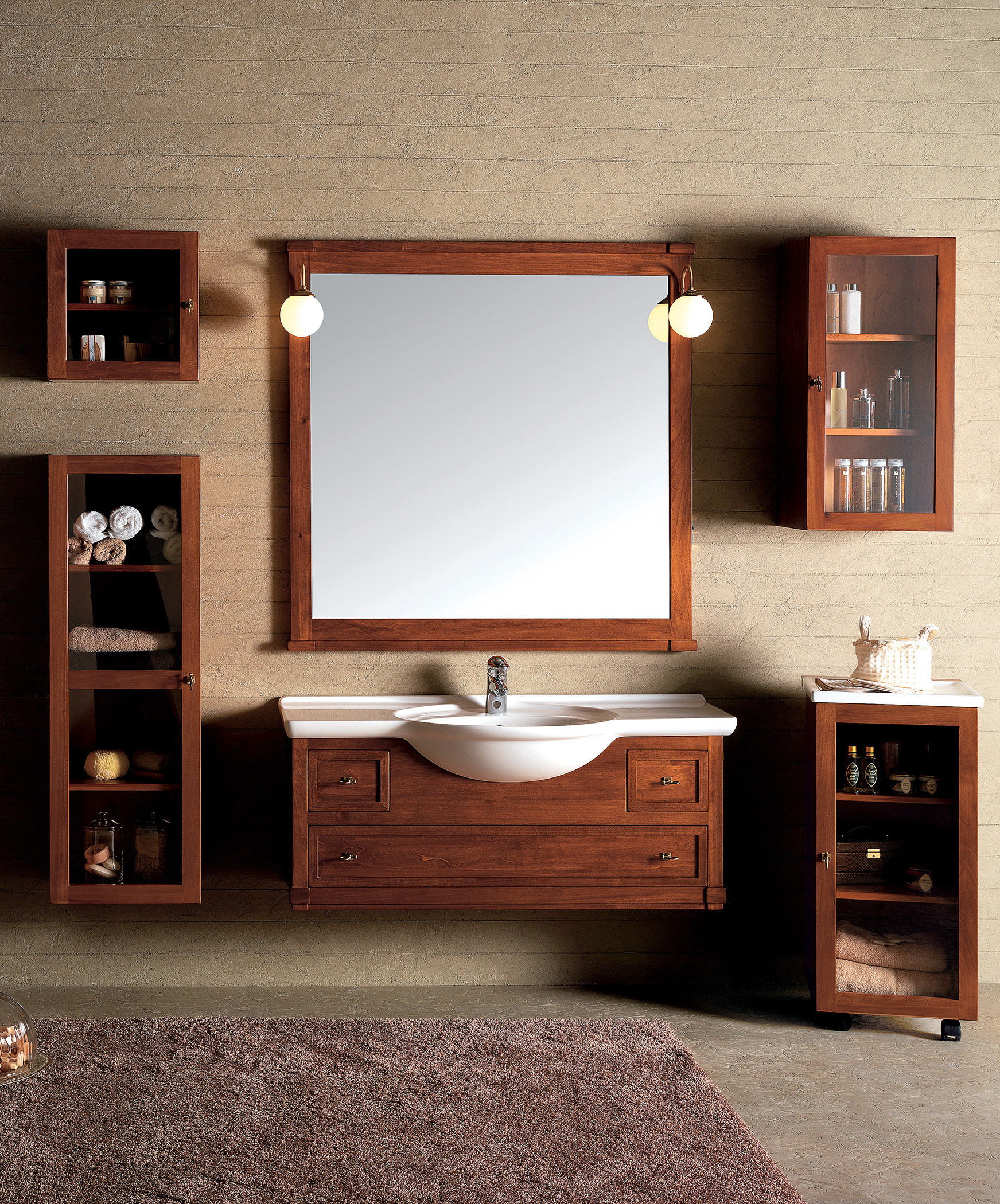 8044 Tifernoit Композиция для ванной в цвете блонд орех Bagno  - Вид №1