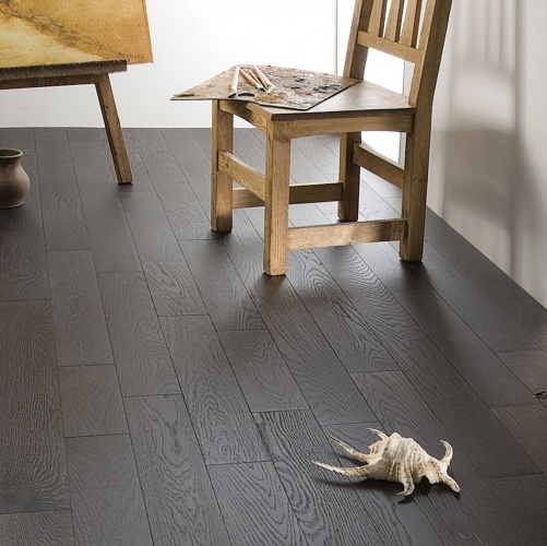 Паркет Ёлка Coswick Ренессанс Готик Дуб Рустик (Гладкая) 647,7х107,95 мм 11244210 - Вид №4