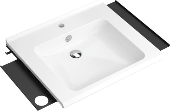 950.19.084 Комплект умывальника с 2 полками и крючками HEWI Waschtische 