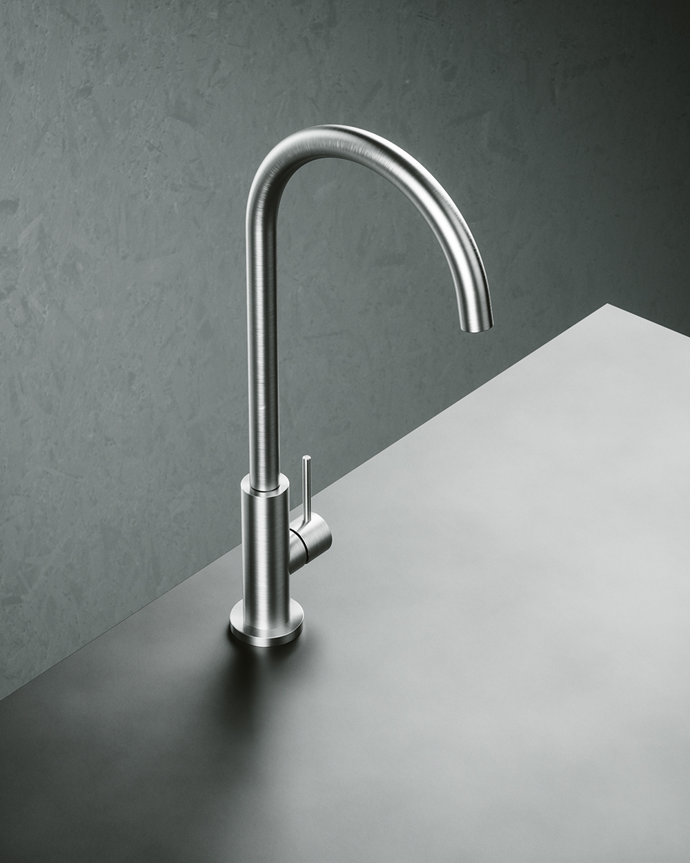 Inox. 600. Смеситель для кухонной мойки Quadrodesign - Вид №1