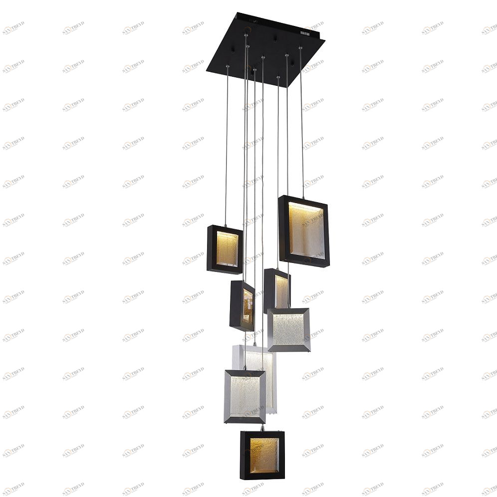 Подвесная светодиодная люстра Crystal Lux Valiente SP8 хром CRYSTAL LUX ДИЗАЙНЕРСКИЕ, VALIENTE 058010 Хром 