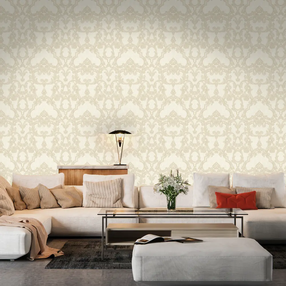 Обои флизелиновые 1,06х10 м цвет жёлтый ED3750-4 81961362 STLM-2071283 EURO DECOR Chambord - Вид №3
