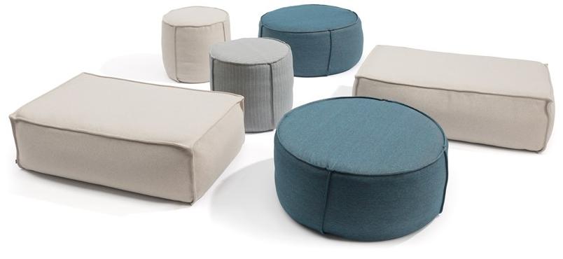 MANUTTI Прямоугольный садовый пуф из ткани Touch Fs-thpf112 - Вид №3