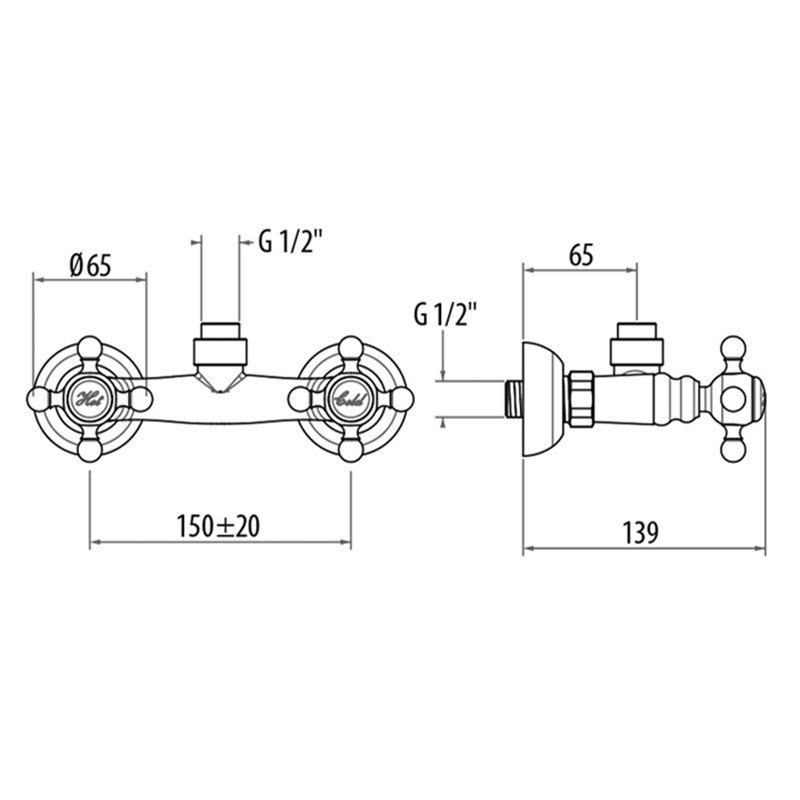 1207712V0br Смеситель Gattoni Vivaldi Santreyd - Вид №1