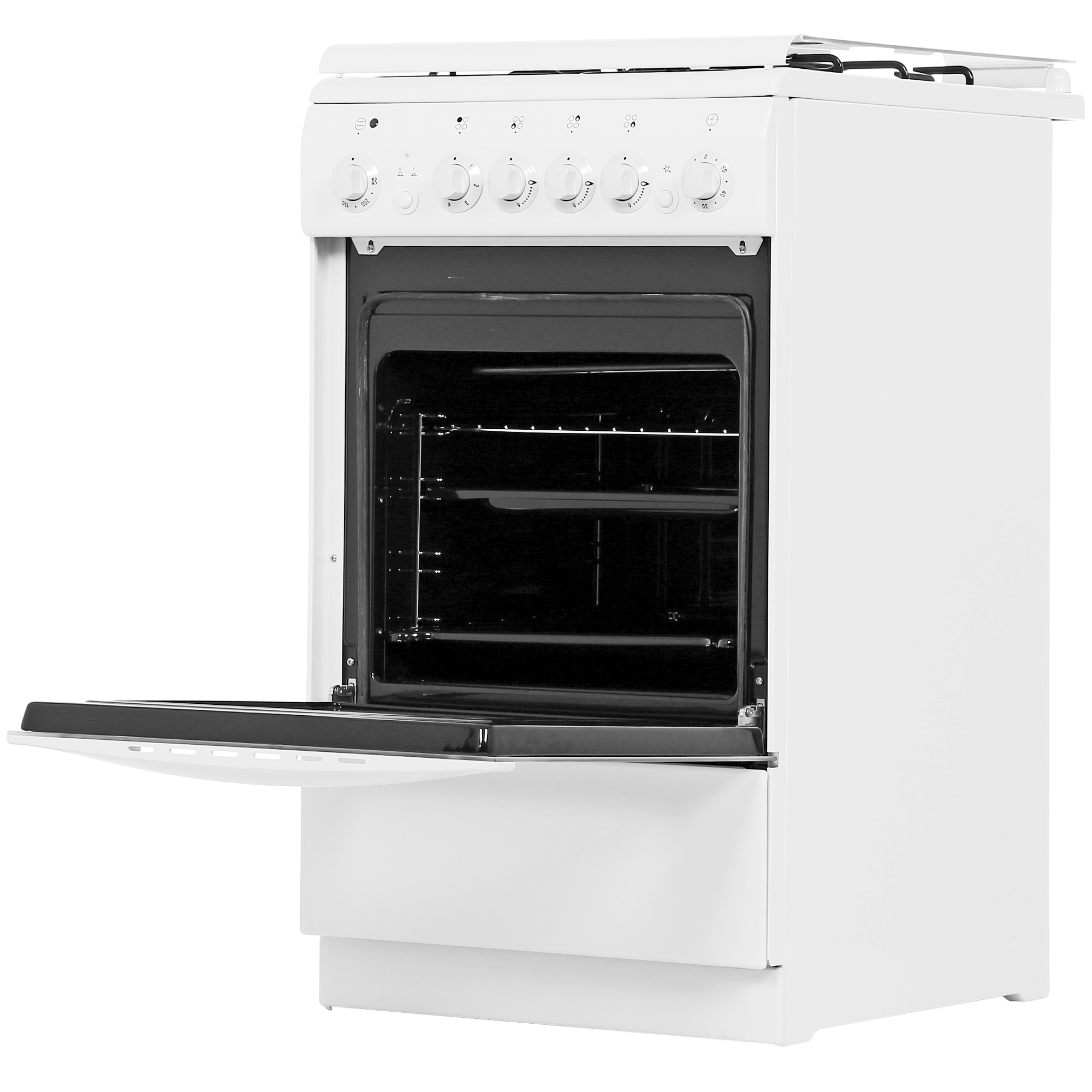 1185584 Комбинированная плита De Luxe 506031.00ГЭ (КР) белый STDN-0119055 - Вид №4