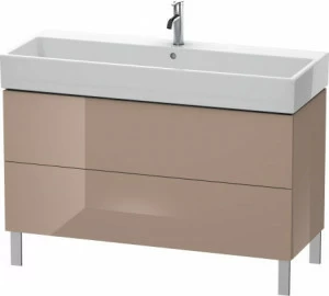 LC677908686 Тумбочка напольная L-Cube #LC6779 1184 x 459 мм Капучино глянцевый лак