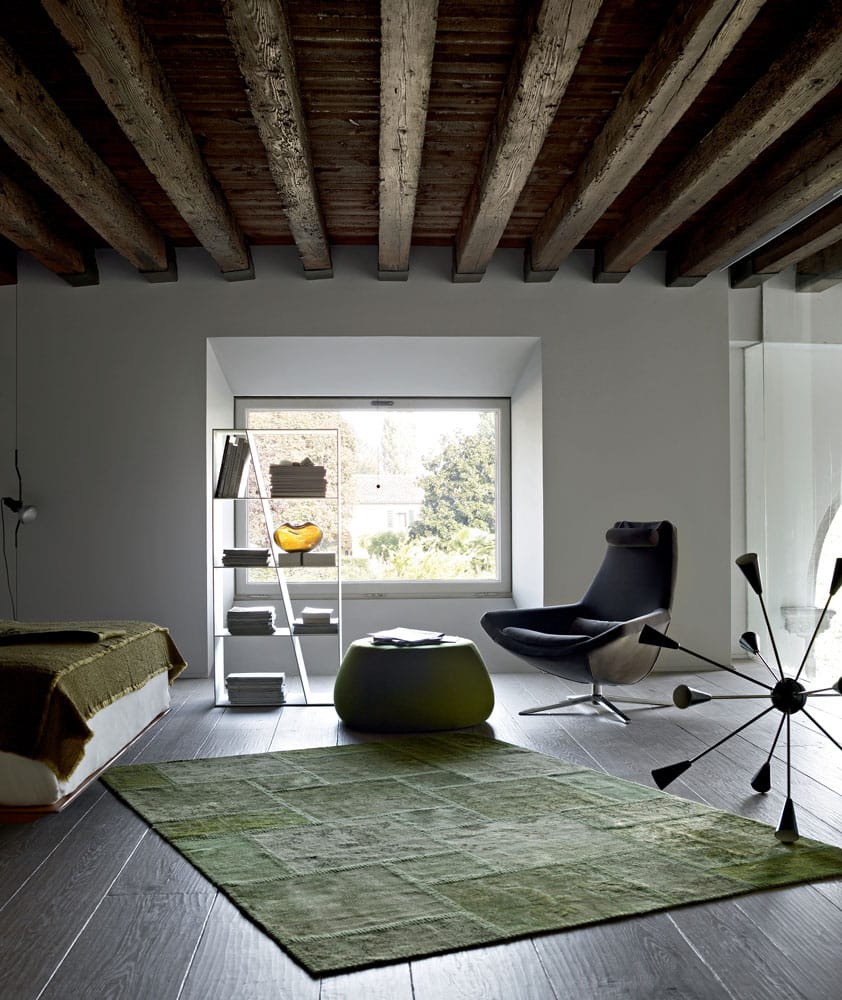 Кожаное кресло с подголовником B&B Italia ARCH-00141931 - Вид №1