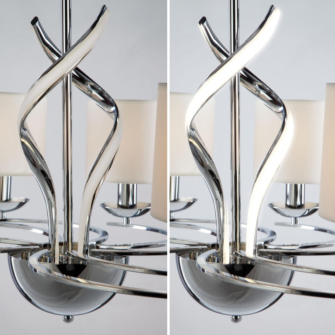 Подвесная люстра Bogates Contessa 422/8 BOGATES ДИЗАЙНЕРСКИЕ, CONTESSA 187051 Белый  - Вид №2