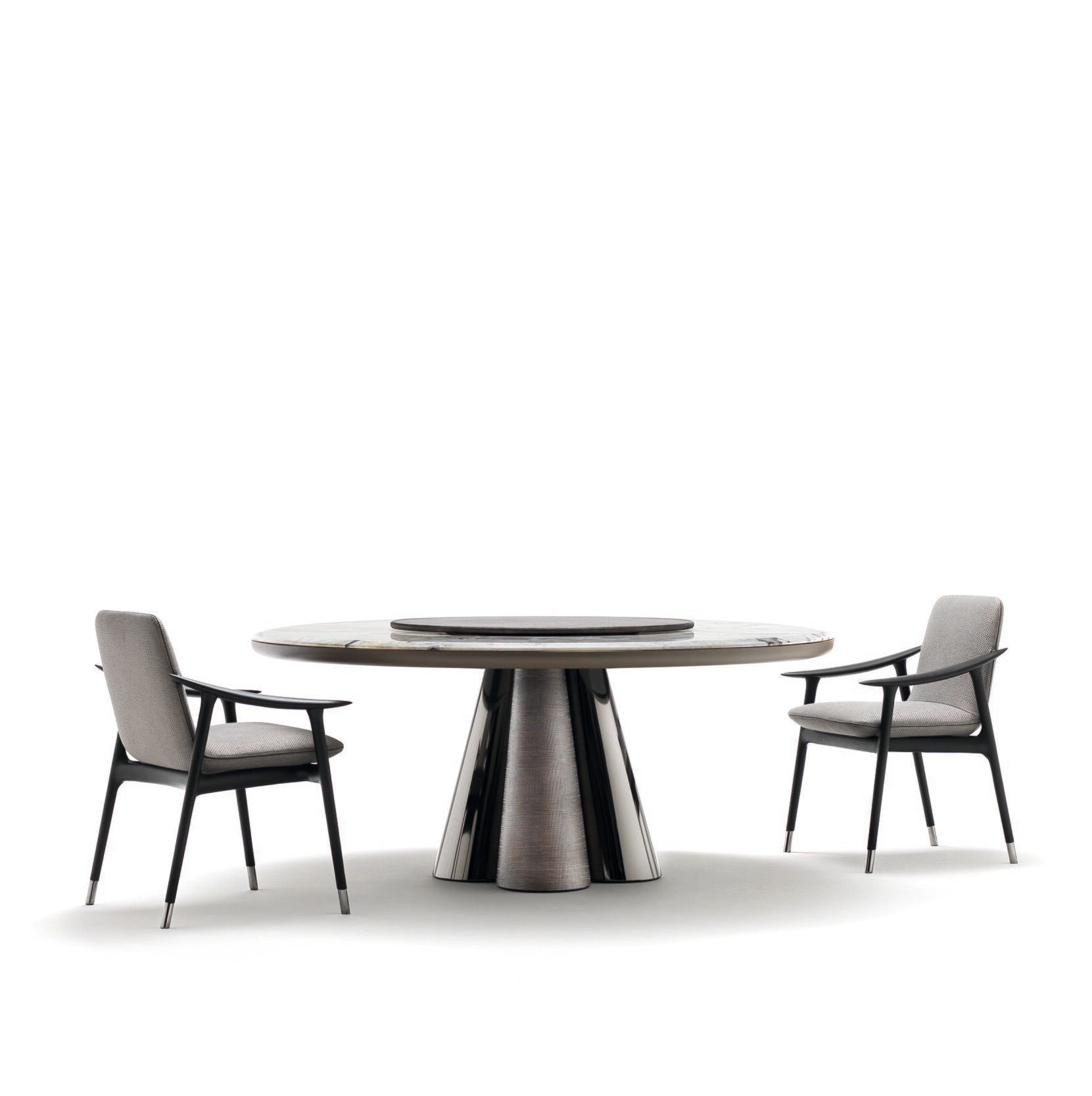 Мягкий тканевый стул с подлокотниками CEPPI Evergreen ARCH-00111986 - Вид №1