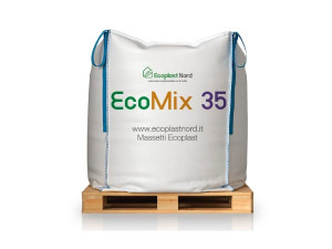 Структурная полупронтовая смесь для облегченных стяжек на перекрытиях