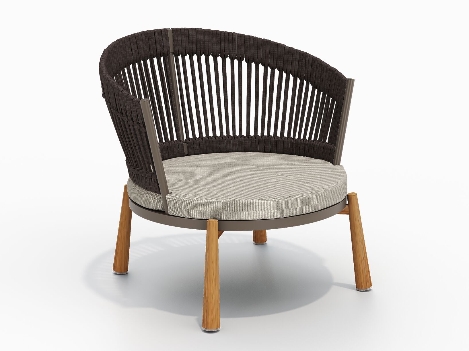 Веревочное и алюминиевое садовое кресло YAAZ Черепаха ARCH-00141058 - Вид №9