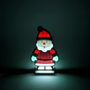 Фигура Санта для дома 87 светодиодов 26 см цвет разноцветный