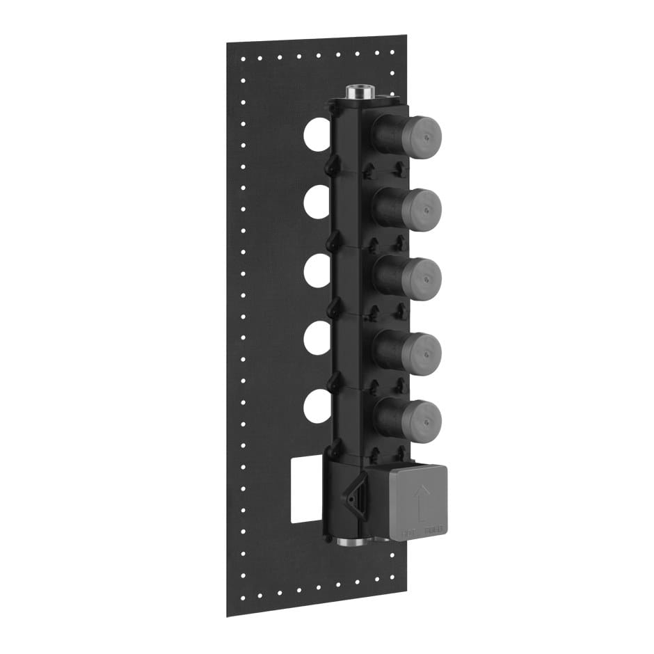 Металлический термостатический смеситель для душа с 6 отверстиями Gessi гравированный ARCH-00112562 - Вид №2