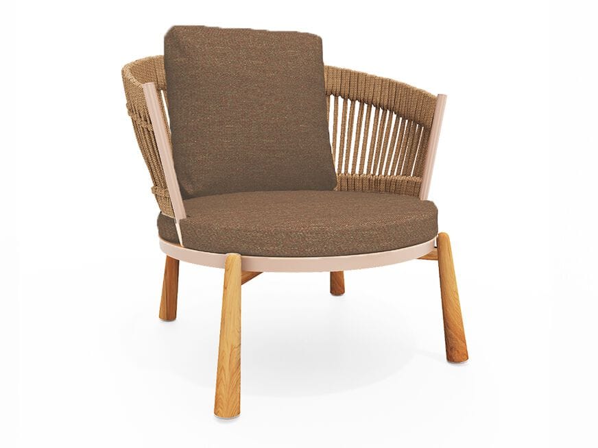 Веревочное и алюминиевое садовое кресло YAAZ Черепаха ARCH-00141058 - Вид №5