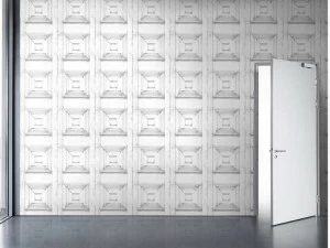 Mineheart Обои с виниловым рисунком Almost white Wal/076