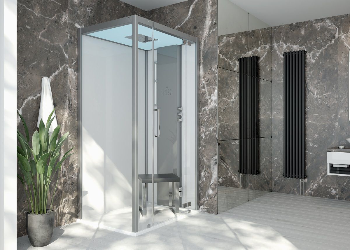 Угловая прямоугольная душевая кабина с турецкой баней HOESCH SensePerience ARCH-00056834 - Вид №4