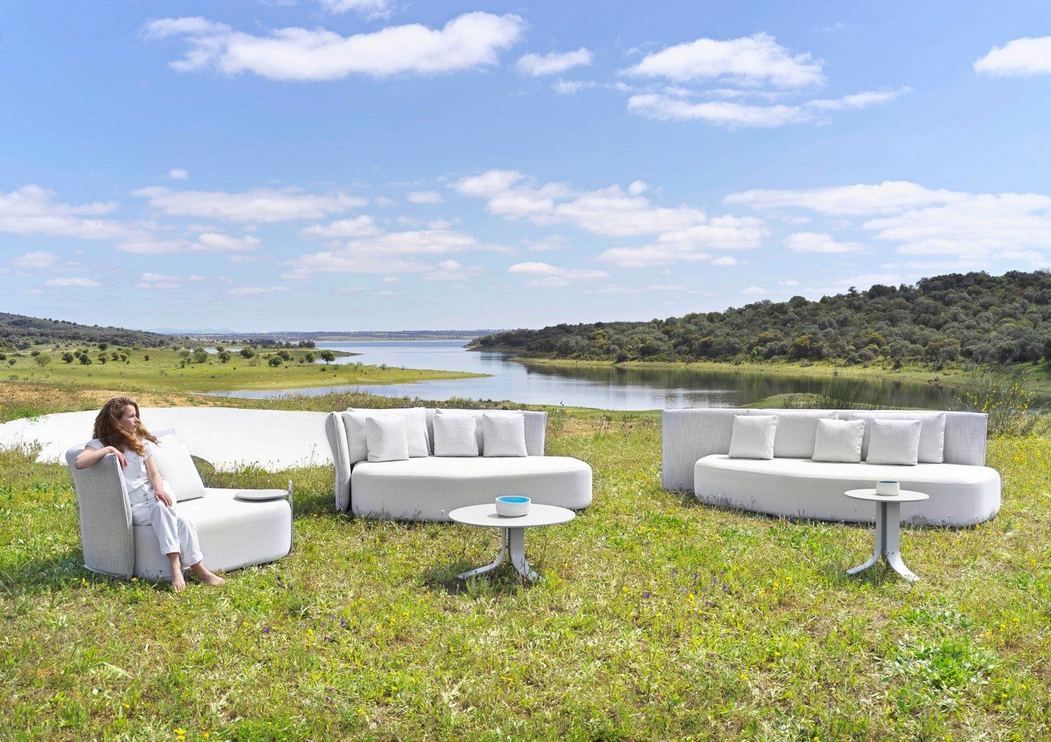 Круглый садовый столик GANDIABLASCO Isla ARCH-00064035 - Вид №17