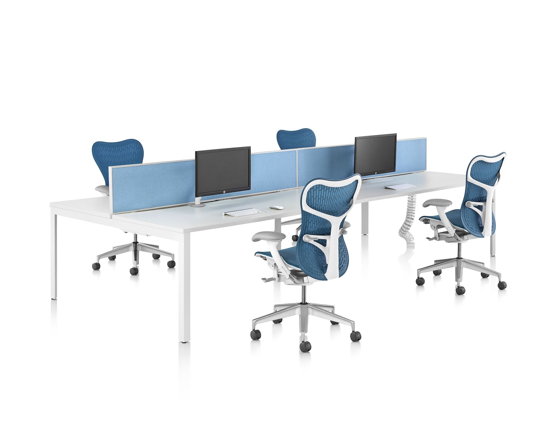 Triflex полимер поворотный эргономичный офисный стул Herman Miller Mirra 2 ARCH-00071795 - Вид №10