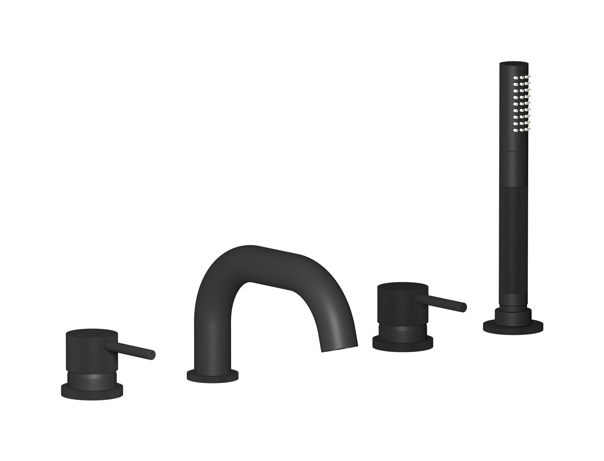 Однорычажный смеситель для ванны с ручным душем IB промышленность ARCH-00108090 - Вид №4