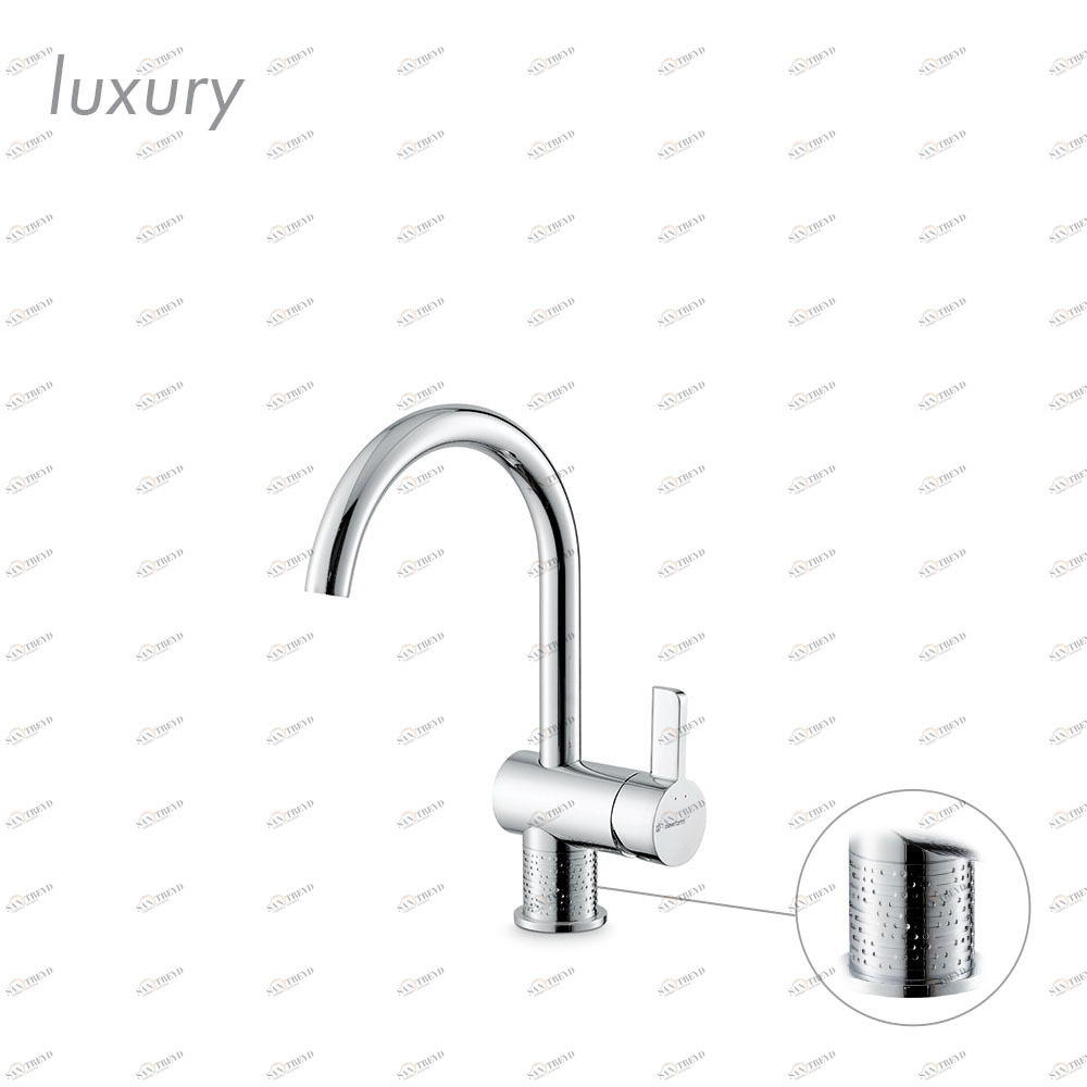 Смеситель для раковины, однорычажный, без сливного гарнитура. BLINK CHIC NEWFORM Италия 71112