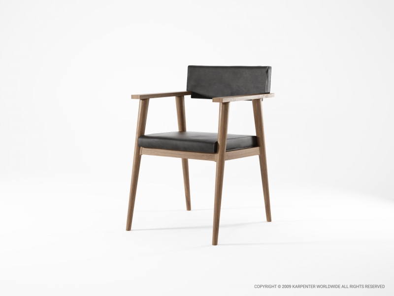 129_309 Кресло с кожей Karpenter Vintage - Вид №1