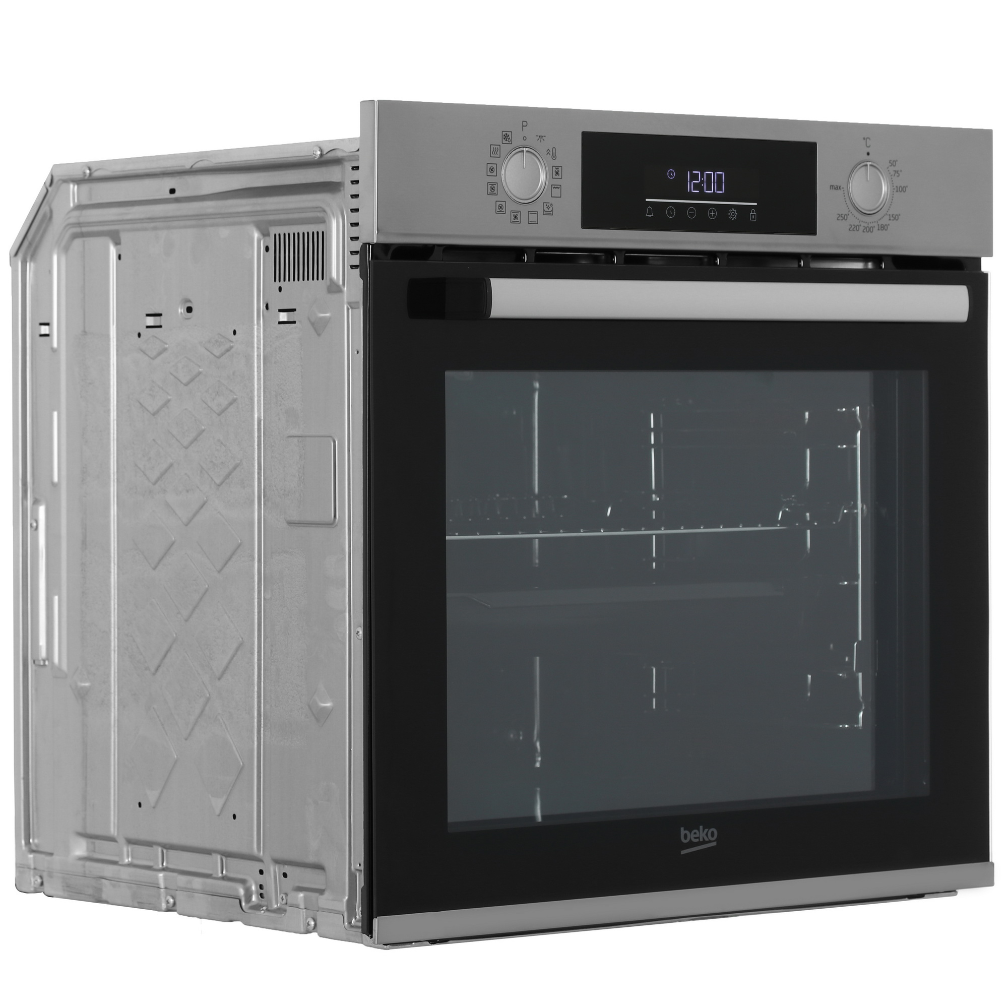 9168806 Электрический духовой шкаф Beko BBIM12302X черный STDN-0021611 - Вид №1