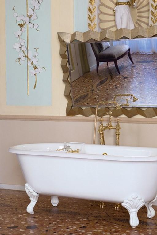 Gentry Home Отдельностоящая чугунная ванна на ножках Vasche da bagno in ghisa sun-id-1499643 - Вид №3