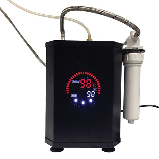 1714 Phoenix 3-в-1 кран с мгновенной подачей горячей воды с U-образным изливом и ополаскивателем Traditional Perrinandrowe - Вид №3