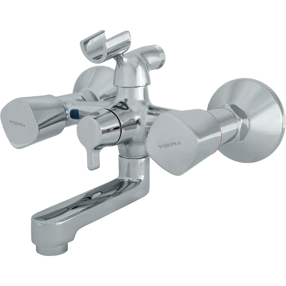 Смеситель для ванны Vidima Modern BA317AA двухвентильный цвет хром 17405389 STLM-2185604