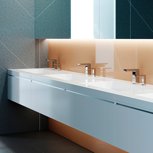 351950/2 Автоматический дозатор мыла Quadrat DM stern  - Вид №1