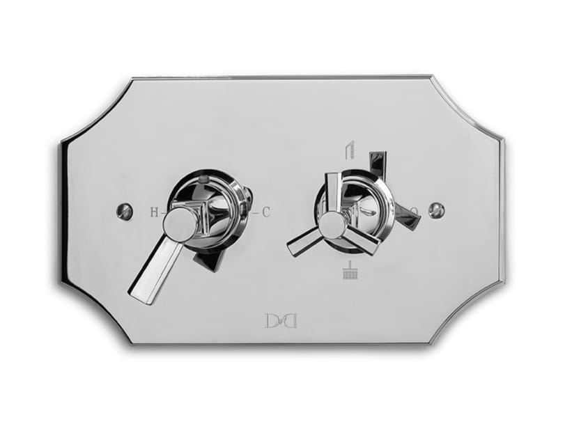 Латунный термостатический смеситель для душа с переключателем Devon&Devon Time ARCH-00026467