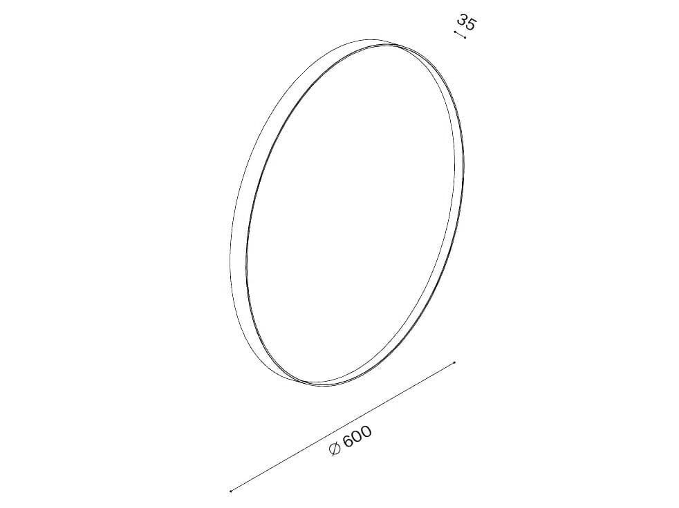 Настенное круглое зеркало XILIA MYSELF ARCH-00153370 - Вид №2