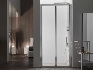 Стеклянная ниша душевая кабина с раздвижной дверью