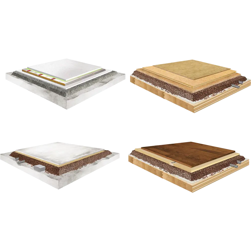 Шумоизоляционная сухая стяжка пола Cemwood CW2000 50л 87075614 STLM-2017869  - Вид №7