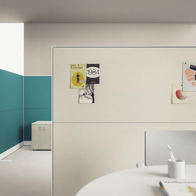 PROF Отдельностоящая модульная офисная перегородка из дерева Openwall sun-id-1512114 - Вид №35