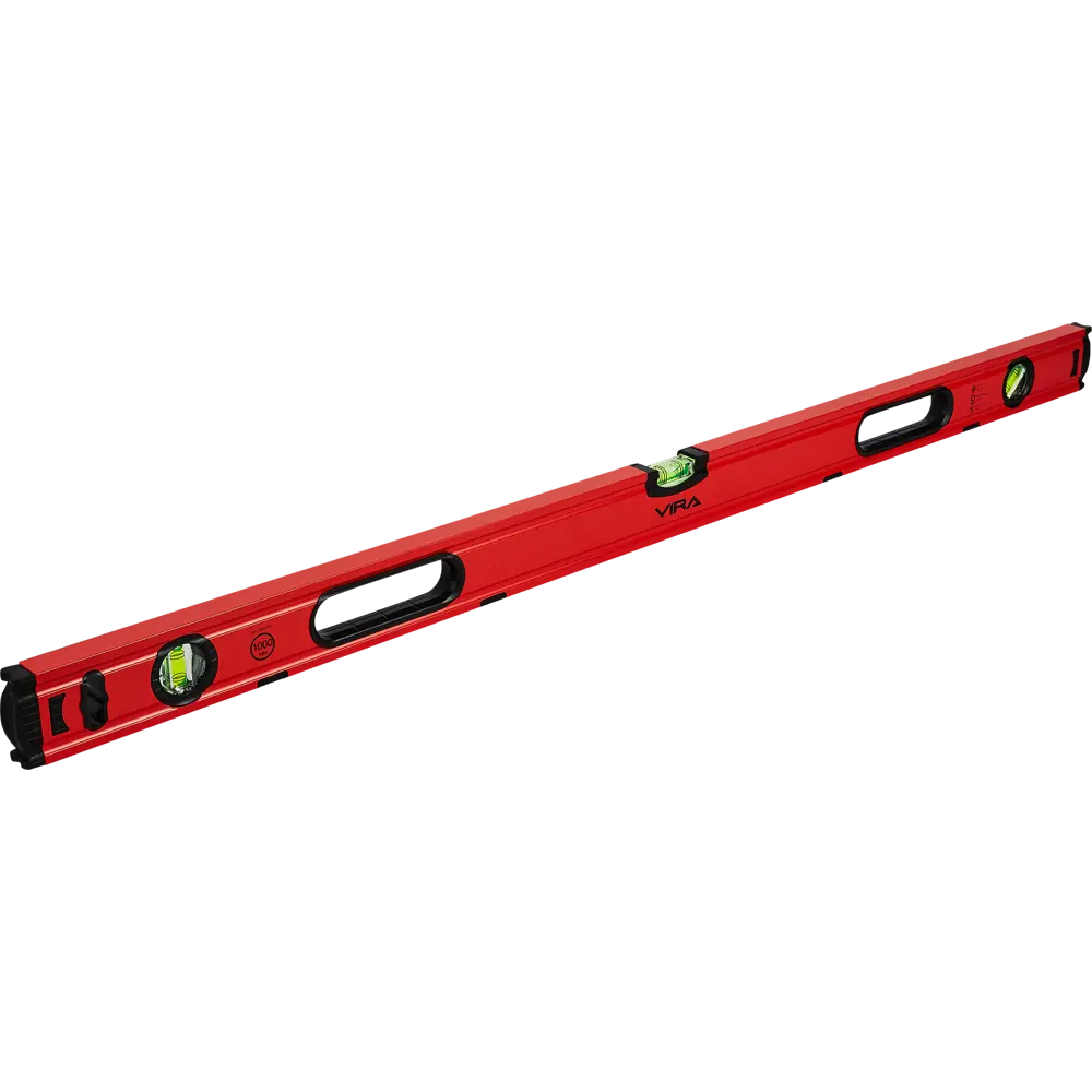 Строительный уровень Vira магнитный 1000 мм с тремя глазками 89337791 STLM-0844651