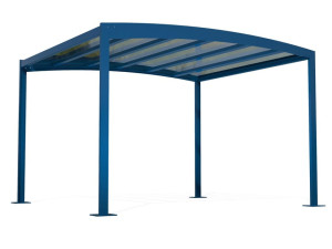 Навес из оцинкованной стали