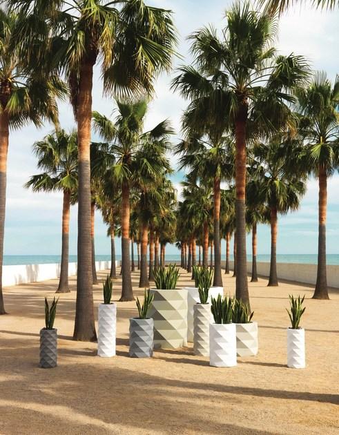 VONDOM Высокий садовый горшок с подсветкой Marquis sun-id-1507742 - Вид №3