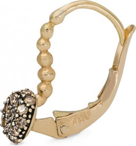 10599866 Michael Aram Серьги "Золотые жемчужины" (золото, коньячн.бриллианты) Золото