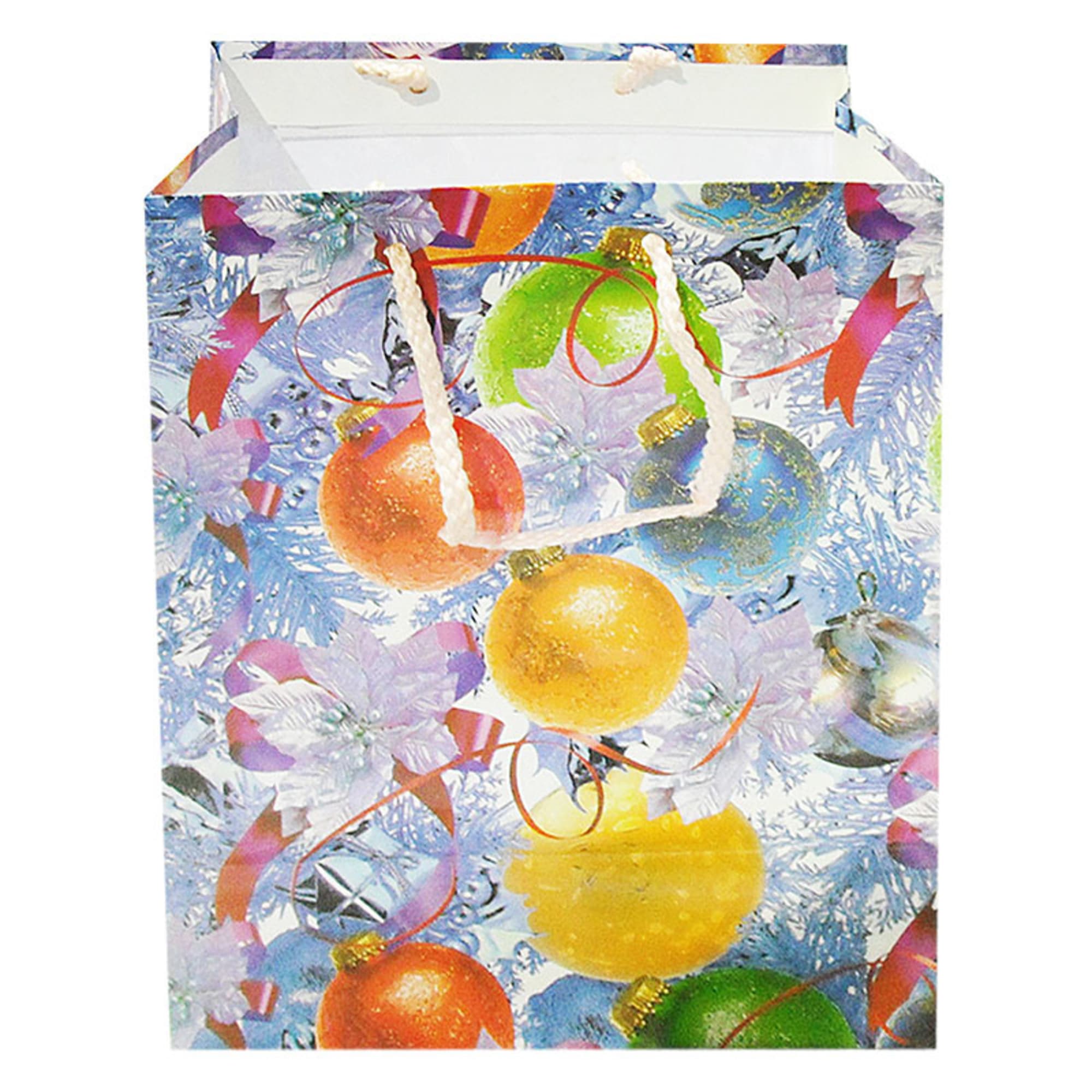 14036979 Пакет бумажный «Ёлочные шарики» 23х18 см Santreyd 